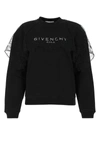 GIVENCHY GIVENCHY LACE CAPE LOGO PRINTED SWEATSHIRT