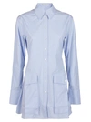 JW ANDERSON JW ANDERSON PATCH POCKET BELTED SHIRT