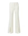Derek Lam 10 Crosby Maeve Flared Split Hem Trousers In White