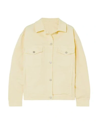 Holzweiler Denim Outerwear In Yellow