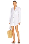 Asceno Linen Button-front Shirt In White