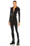 Cordova Signature In The Boot Belted Striped Ski Suit In Moonless Night