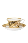 VERSACE I LOVE BAROQUE TEA CUP & SAUCER,VSAC-UA42