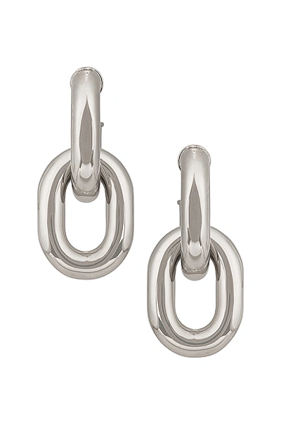 PACO RABANNE XL LINK HOOP EARRINGS,PCRB-WL10