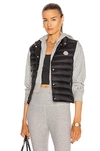 Moncler Liane Quilted Shell Down Vest In Black