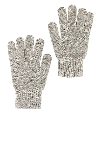 John Elliott Gloves In Heather Grey