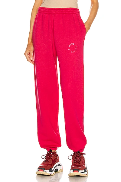 7 Days Active Monday Pant In Bright Rose Pink