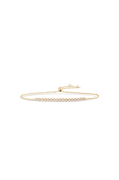 Stone And Strand Let It Slide 10-karat Gold Diamond Bracelet In Gold & Diamond