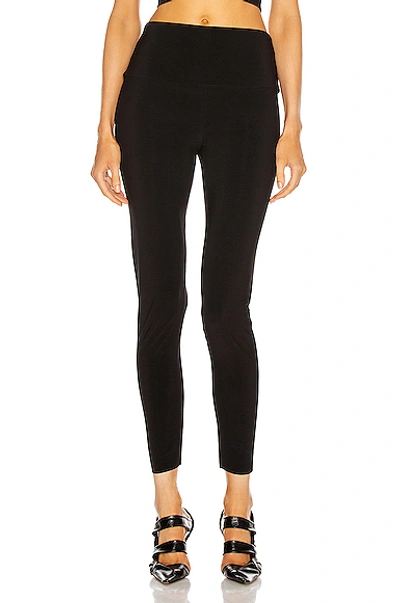 Norma Kamali Stretch-jersey Stirrup Leggings In Black