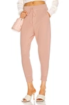 Nili Lotan For Fwrd Nolan Pant In Dusty Pink