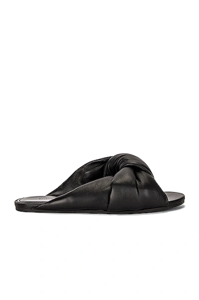 Balenciaga Knot-detail Sandals In Black