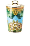 Versace Jungle Animalier Votive With Lid In Multi