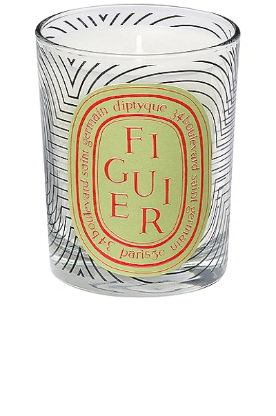 Diptyque Dancing Ovals 21 Figuier Scented Candle In N,a