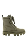 PRADA PRADA LACE-UP COMBAT BOOTS