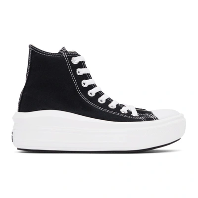 Converse Women's Chuck Taylor All Star Move Platform High Top Sneakers In Black