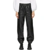 GANNI BLACK LAMBSKIN PANTS