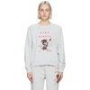 MARC JACOBS GREY MAGDA ARCHER EDITION 'STOP RIPPING ME OFF' SWEATSHIRT