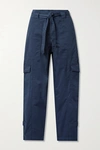 ALEX MILL EXPEDITION BELTED WASHED STRETCH-COTTON SLIM-LEG trousers