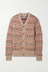 ALEX MILL FAIR ISLE KNITTED CARDIGAN