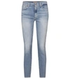 7 FOR ALL MANKIND ROXANNE MID-RISE SKINNY JEANS,P00517529