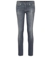 7 FOR ALL MANKIND PYPER SLIM ILLUSION MID-RISE JEANS,P00517523