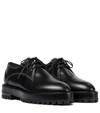 ALAÏA Studded leather Derby shoes,P00526406