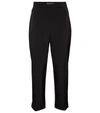 PRADA HIGH-RISE CROPPED PANTS,P00528313