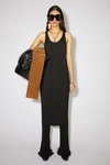 ACNE STUDIOS Rib knit dress Black