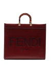 FENDI FENDI WOMEN'S RED OTHER MATERIALS HANDBAG,8BH372ABVLF14MK UNI