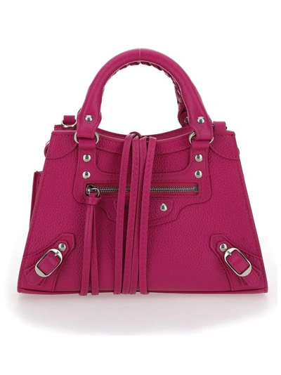 Balenciaga Women's Fuchsia Other Materials Handbag
