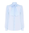 DOLCE & GABBANA SHEER BUTTON-UP SHIRT,16290086