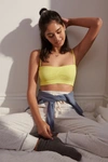 Anthropologie Cerie Seamless Bandeau Bralette In Green