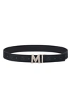 Mcm Claus Reversible Cut-to-size Logo Belt In Black