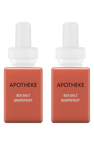 Pura X Apotheke 2-pack Diffuser Fragrance Refills In Sea Salt Grapefruit
