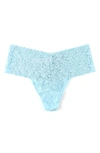 Hanky Panky Retro Thong In Rain Cloud Blue