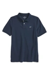 Vineyard Vines Kids' Classic Cotton Piqué Polo In Vineyard N
