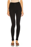 Totême Side Zip Leggings In Black