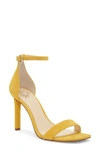 Vince Camuto Lauralie Ankle Strap Sandal In Dandelion Suede