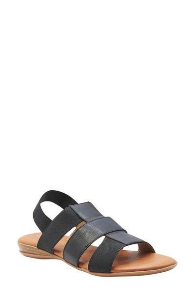 Andre Assous Women's Norinne Slingback Sandals In Black Fabric