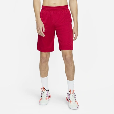 Jordan Rise Striped Triangle Men's Basketball Shorts In Gym Red,black |  ModeSens