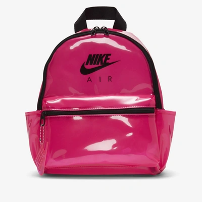 Nike Just Do It Backpack In Pink Blast,pink Blast,black