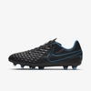 Nike Tiempo Legend 8 Club Mg Multi-ground Soccer Cleat In Black,light Photo Blue,cyber,black