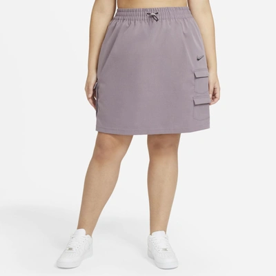 Nike Sportswear Swoosh Women's Skirt In Purple Smoke