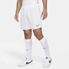 Nike Men's Dri-fit Academy Knit Soccer Shorts In White,white,white,black