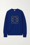 LOEWE EMBROIDERED WOOL-BLEND SWEATER