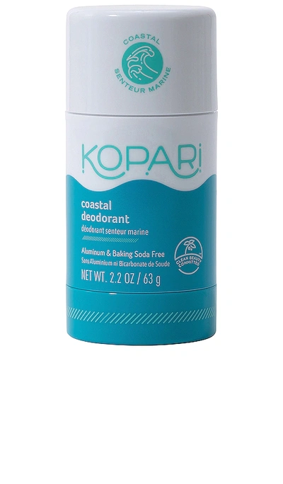 Kopari Natural Aluminum-free Coastal Deodorant In Blue