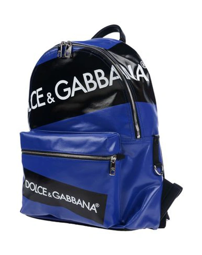 Dolce & Gabbana Backpack & Fanny Pack In Blue