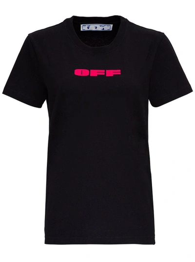 Off-white Flok Off Bold Black T-shirt