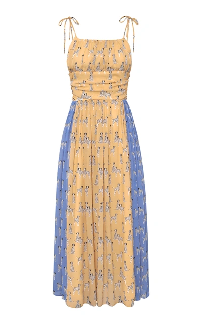 Autumn Adeigbo Women's Rory Dalmatian Print Maxi Dress In Multi
