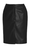 Nanushka Regan Tailored Vegan Leather Mini Skirt In Black